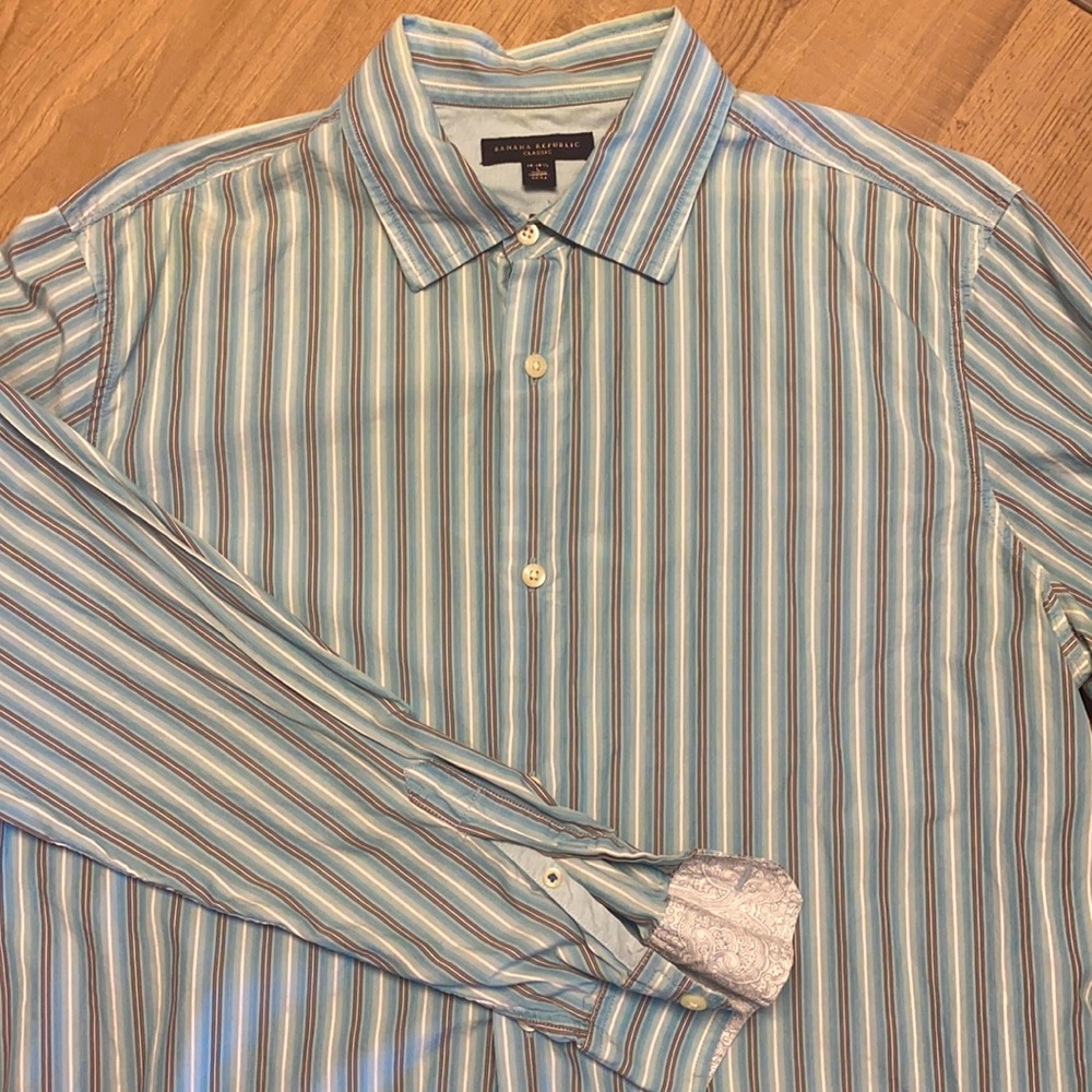 Casual Banana Republic Shirt 16-16.5 (L)